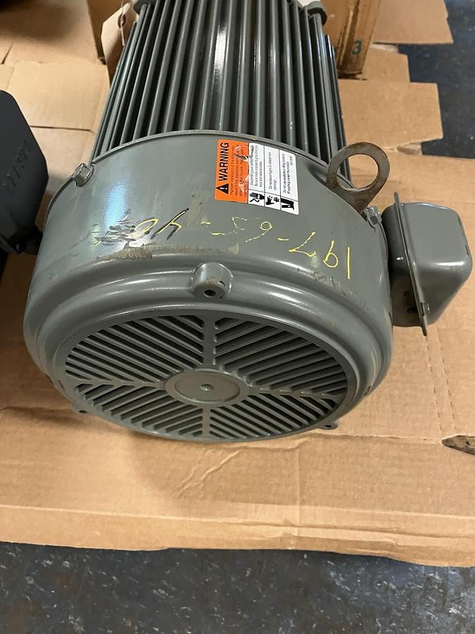 Used US EMERSON,UNIMOUNT 125,MOTOR 10HP 3PH 1755RPM 215TC