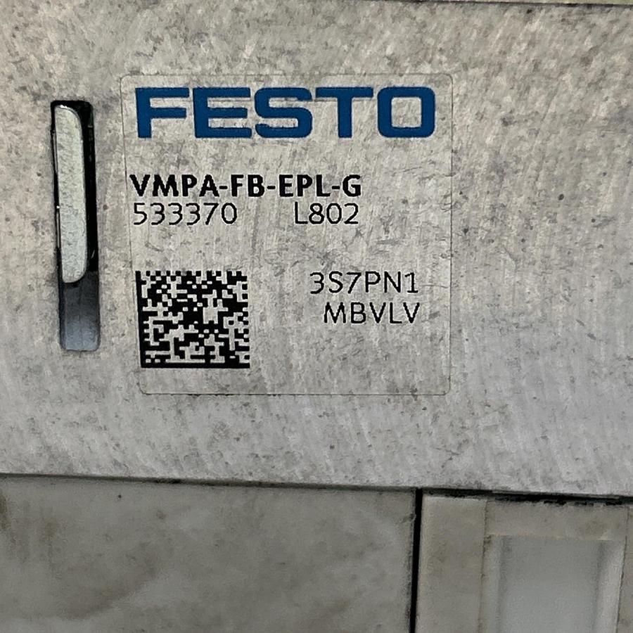 Used FESTO,VMPA-FB-EPL-G,END PLATE
