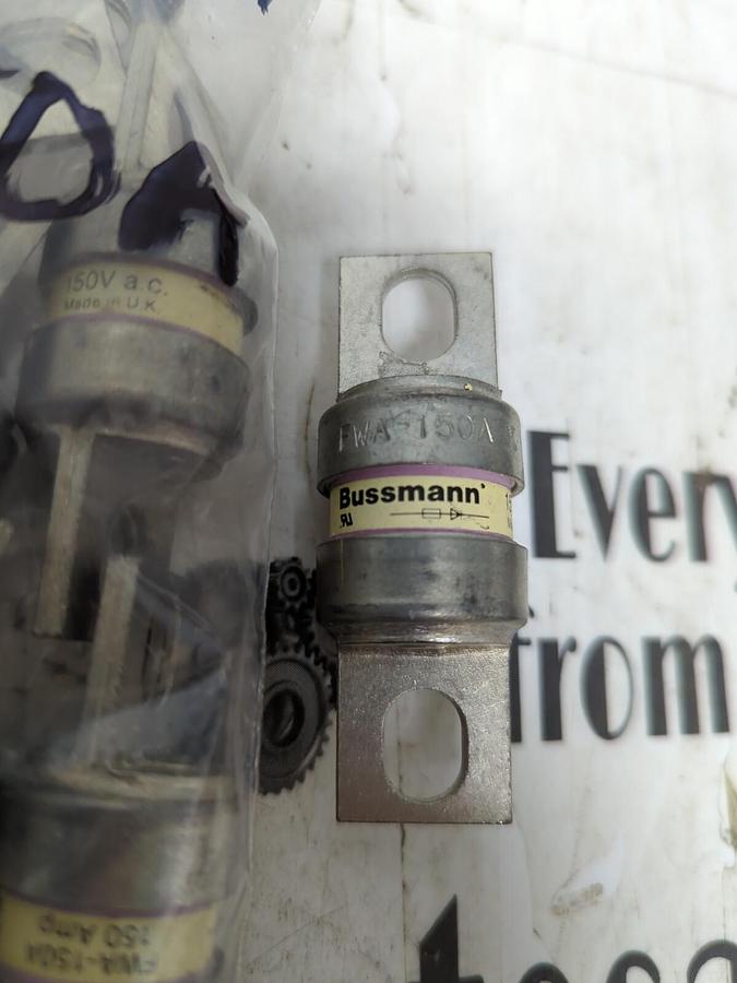 COOPER BUSSMANN,FWA-150A,HIGH VELOCITY FUSES LOT OF 25 NOS