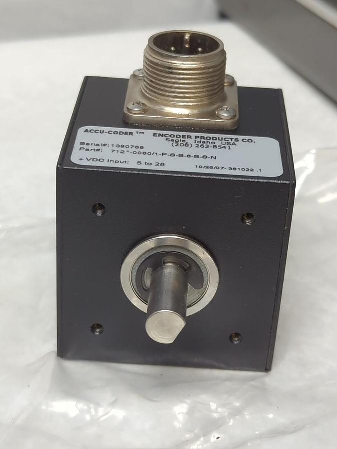 ACCU-CODER,712*-0060/1-P-S-S-6-S-S-N,ENCODER VDC INPUT: 5 TO 28 NOS