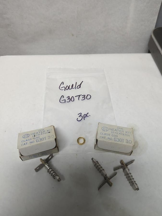 GOULD,G30T30,OVERLOAD HEATER ELEMENT LOT OF 3 NOS