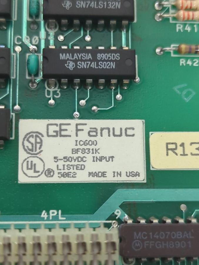 Used GE FANUC,IC600BF831K,INPUT BOARD MODULE PRE-OWNED