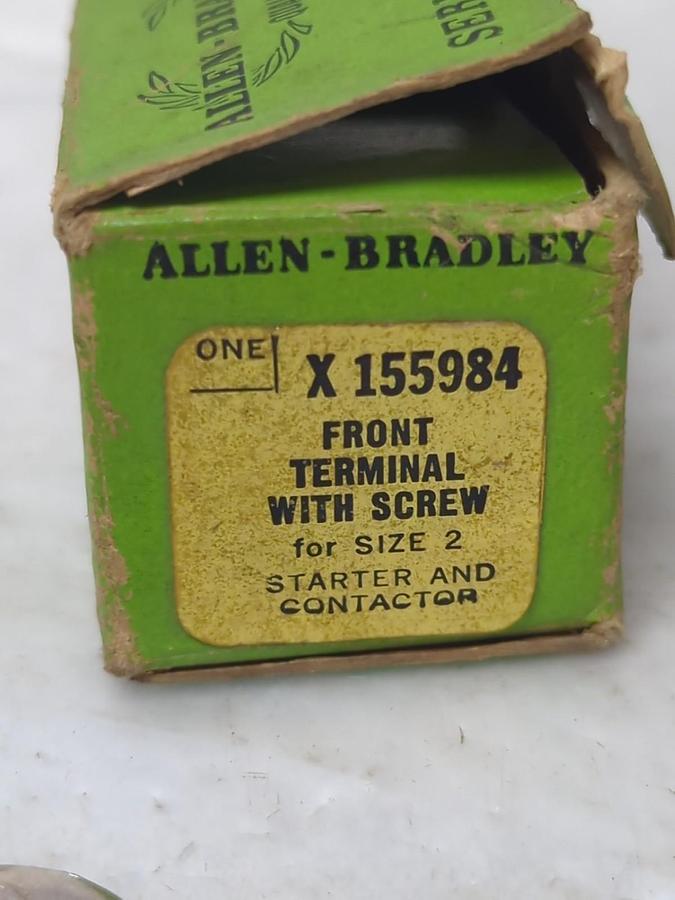 ALLEN BRADLEY,X-155984,FRONT TERMINAL WITH SCREW NOS