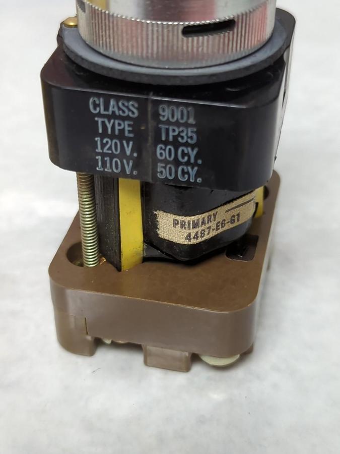SQUARE D,9001-TP-35,SERIES A ILLUMINATED PUSH BUTTON NOS