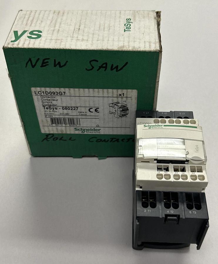 SCHNEIDER ELECTRIC,LC1D093G7,CONTACTOR 600VAC 9AMP NEW