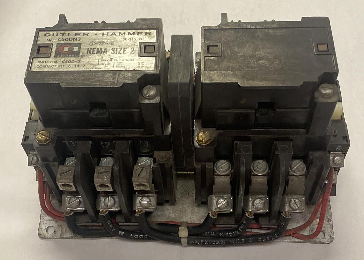 CUTLER HAMMER,C50DN3,CONTACTOR 120V 60HZ 3P NOS