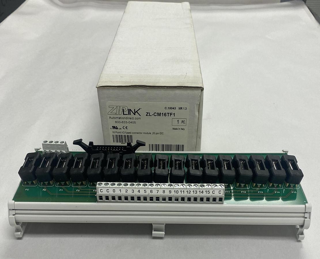AUTOMATION DIRECT,ZIPLINK ZLCM16TF1, CONNECTOR MODULE NOS