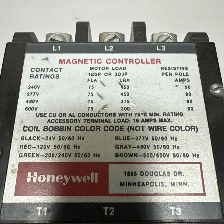 Used Honeywell,R4236B1060,Magnetic Controller