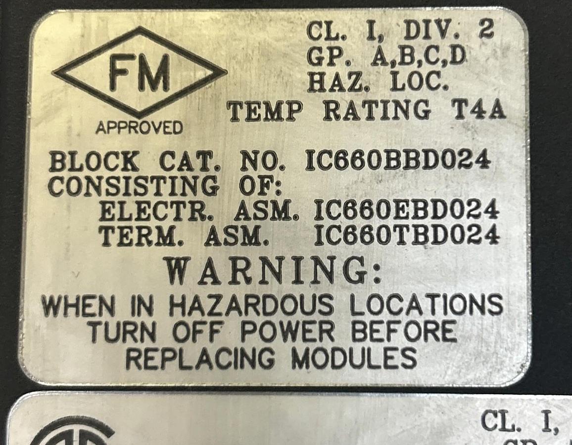 Used GE FANUC,IC660BBD024,GENIUS BLOCK I/O MODULE NO COVER