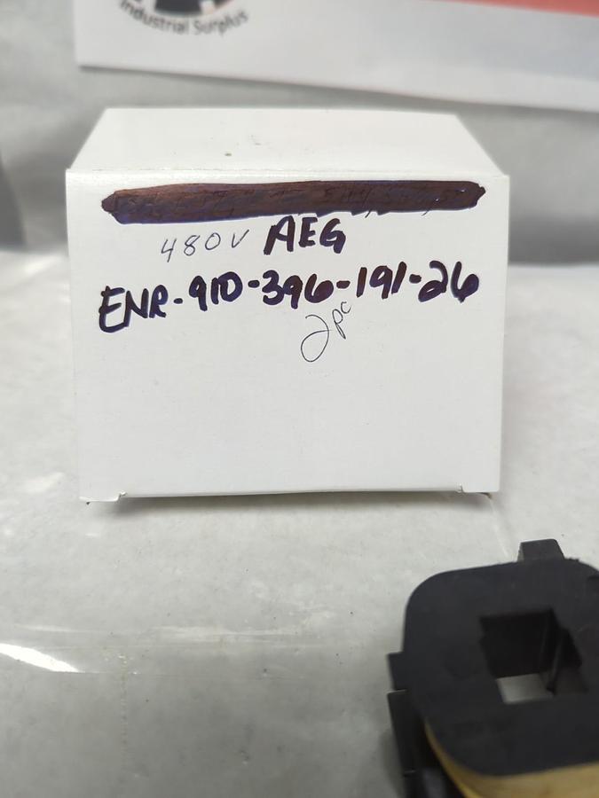 Used AEG,ENR-910-396-191-26,COIL 480V LOT OF 2 PRE-OWNED