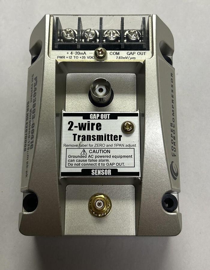 Used COOPER TURBOCOMPRESSOR,P3403893-00416,2-WIRE TRANSMITTER
