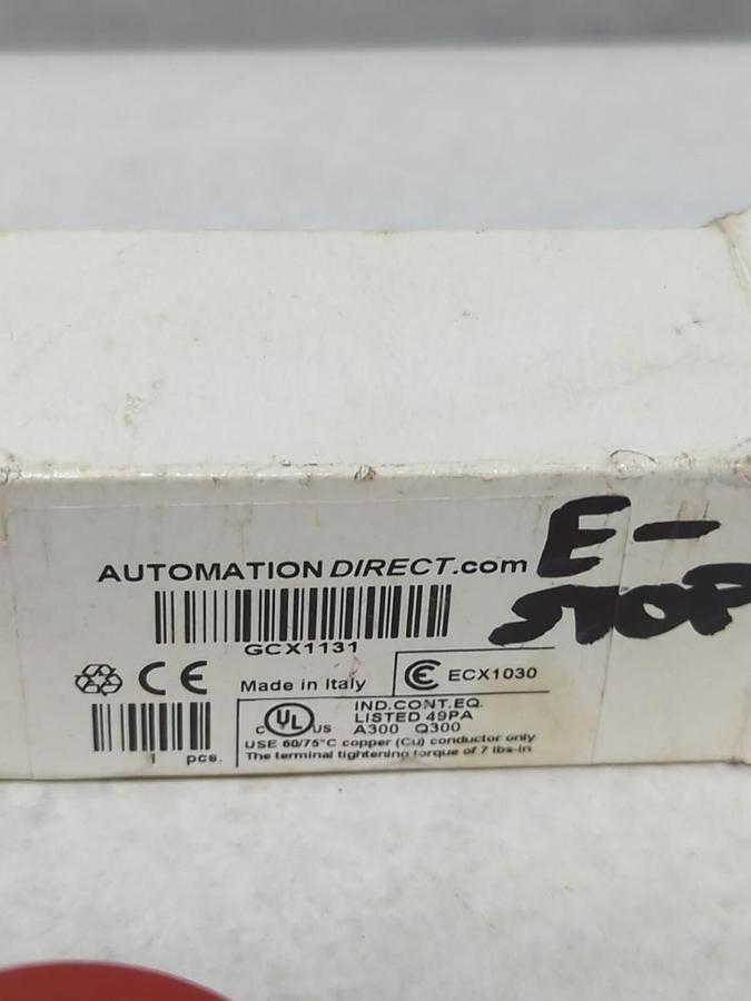 AUTOMATION DIRECT,GCX1131,E-STOP NOS