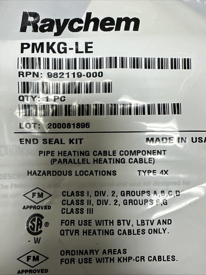 Used Raychem,PMKG-LE,End Seal Kit