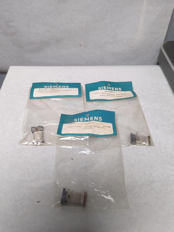 SIEMENS,MSFG30M19,OVERLOAD THERMAL HEATER ELEMENT LOT OF 3 NOS