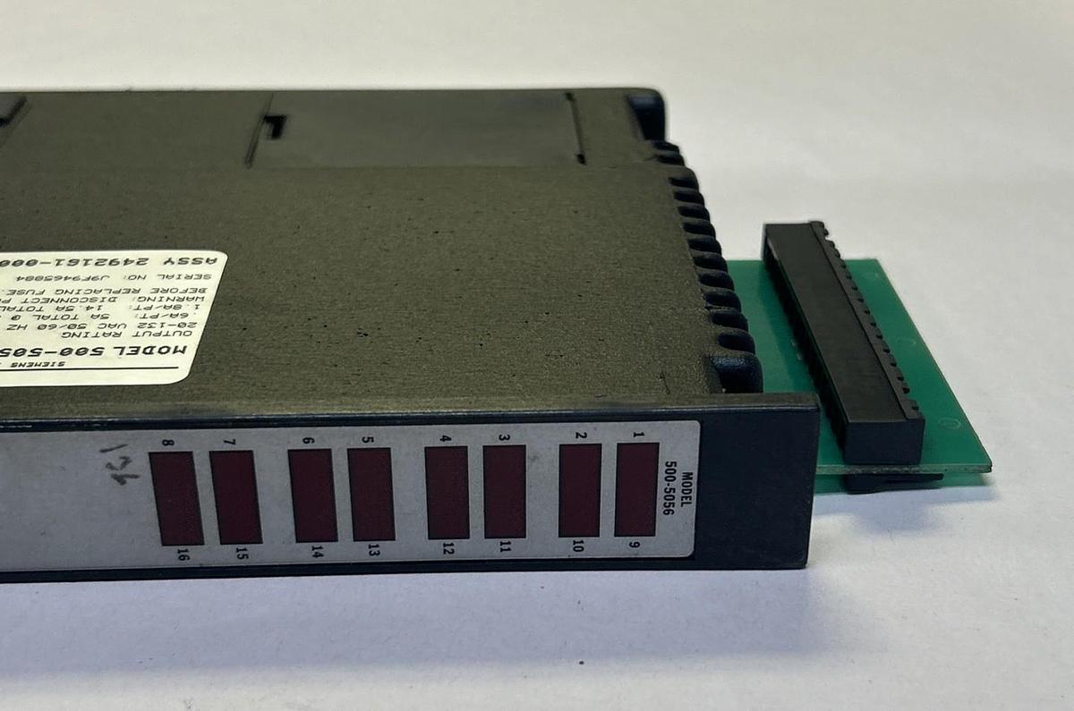 Used SIEMENS TEXAS INSTRUMENTS,500-5056,OUTPUT MODULE