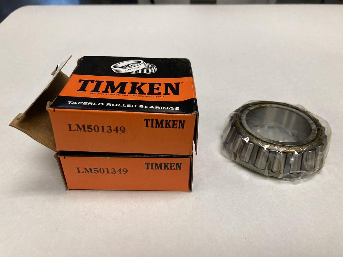 Timken,LM501349,Tapered Roller Bearing  Lot of 2