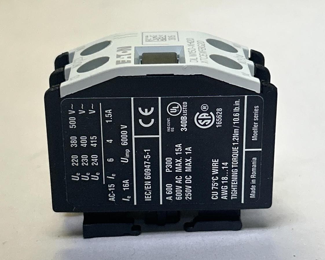 Used EATON,XTCEXFBG20,AUXILIARY CONTACT NEW