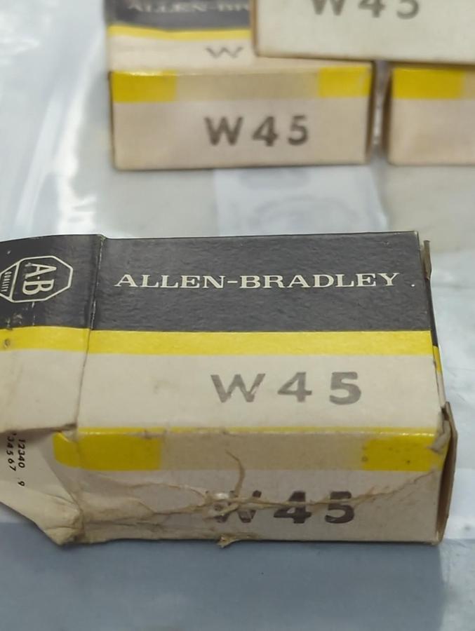 ALLEN BRADLEY,W45,THERMAL OVERLOAD HEATER ELEMENT LOT OF 4 NOS