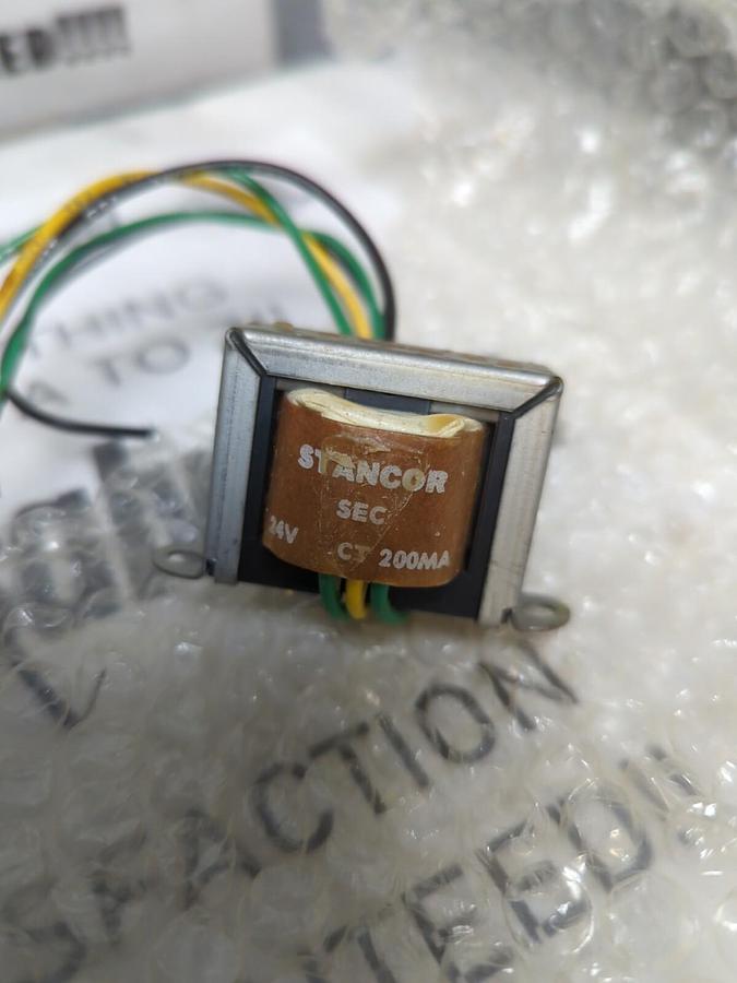 LINDE-STANCOR,P-8395,TANSFORMER PRI 117V 50/60HZ SEC 24V CT 200MA NOS