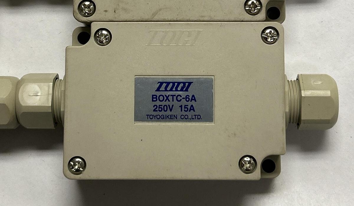 Used TOGI,BOXTC-6A,RELAY JUNCTION BOX LOT OF 8