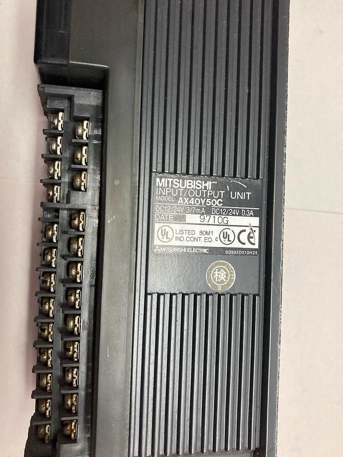 Used Mitsubishi,AX40Y50C,Input/Output Module