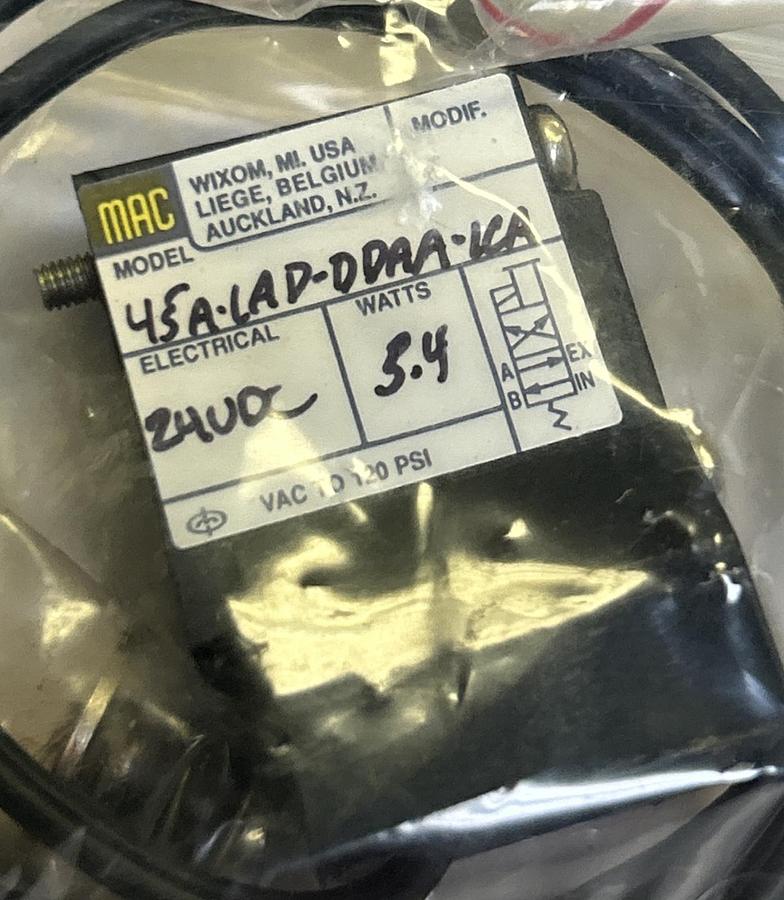 MAC VALVES,45A-LAD-DDAA-1CA,SOLENOID VALVE NOS