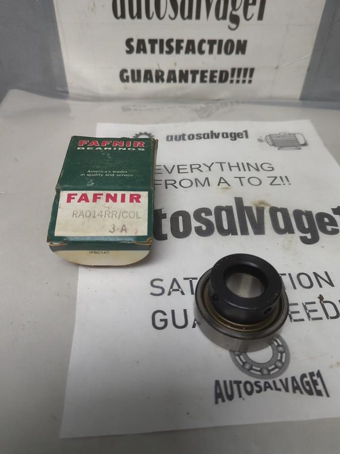 FAFNIR,RA014RR/COL,INSERT BEARING WITH COLLAR 7/8 INCH BORE NOS