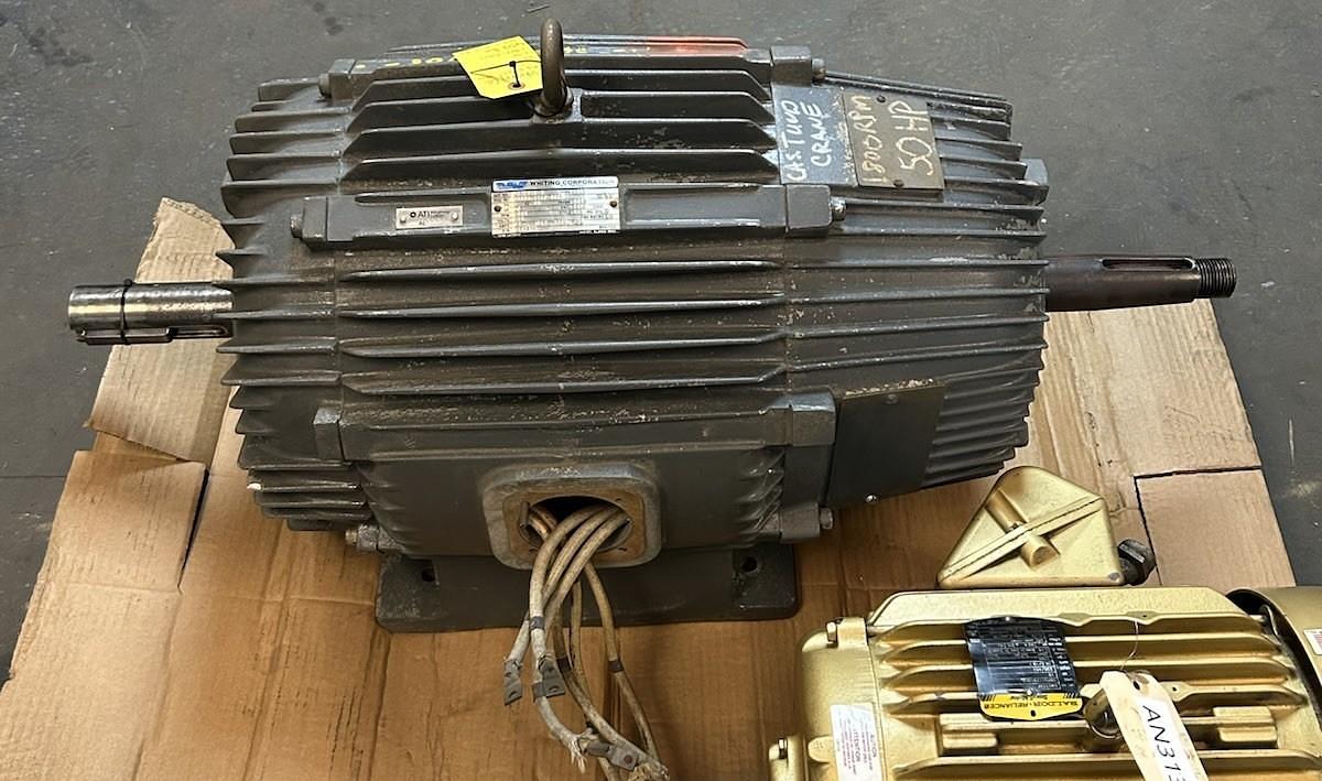 Used WHITING CORP,A000,MOTOR 30HP 460V 1800RPM 3PH 365U FRAME