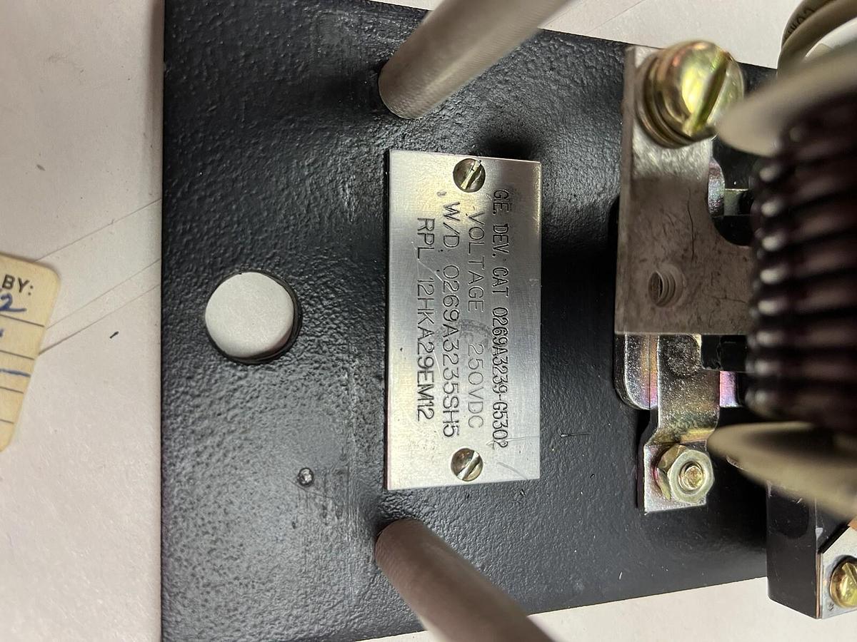 GE,0269A3239-G5302,DC RELAY 1A01EXA002XH CONTACTOR 250VDC 25 AMP