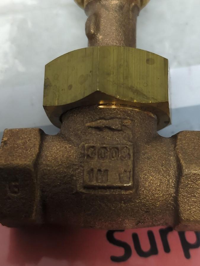 HAMMOND,IB412,BRONZE VALVE 3/8 INCH NPT NOS