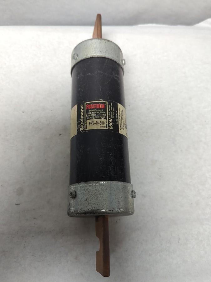 Used COOPER BUSSMANN,FRS-R-300,FUSETRON 300 AMP FUSE PRE-OWNED