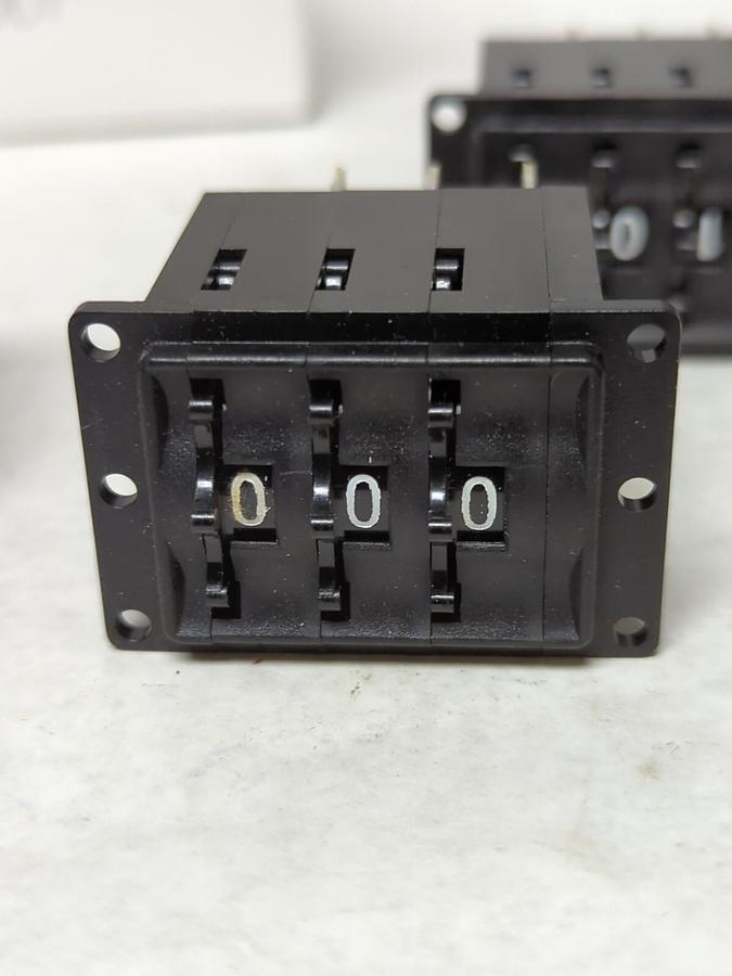 C & K,01601,THREE DIGIT COUNTER LOT OF 3