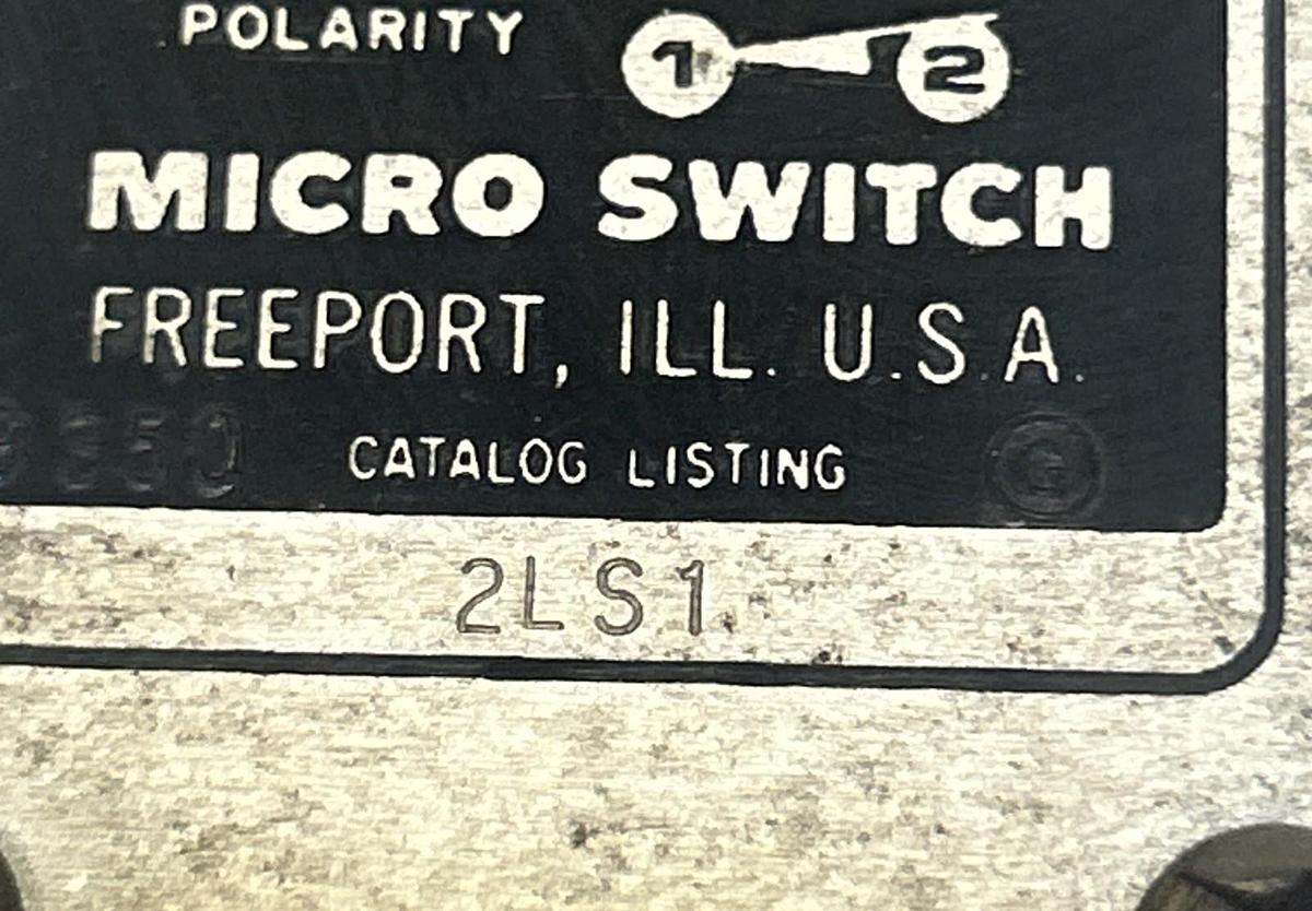 Used HONEYWELL,2LS1,MICRO SWITCH PRECISION LIMIT SWITCH