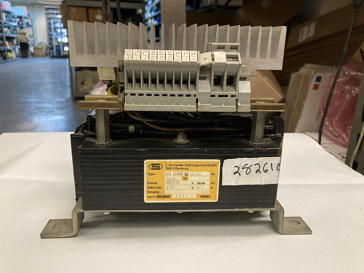 Used J Schneider Elektrotechnik,DTB 1000PC 68274/1, Transformer 50/60 Hz  40A