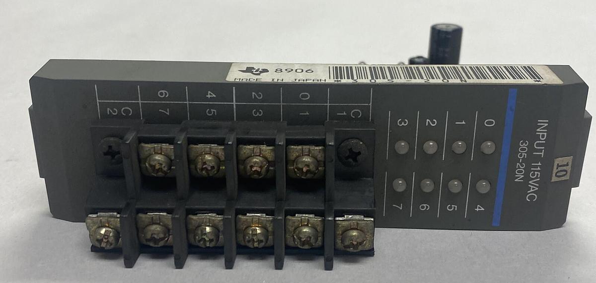 Used Texas Instrument,305-20N,Input Module