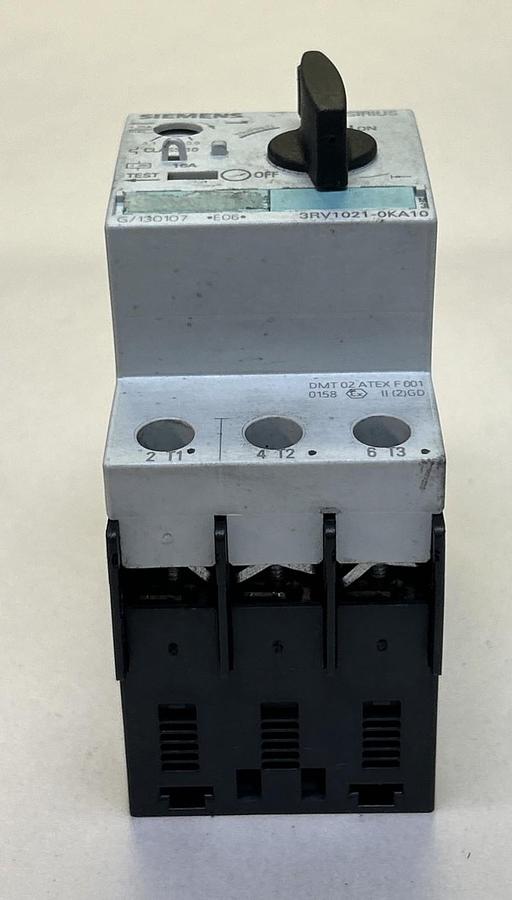 Used SIEMENS,3RV1021-0KA10,MOTOR STARTER