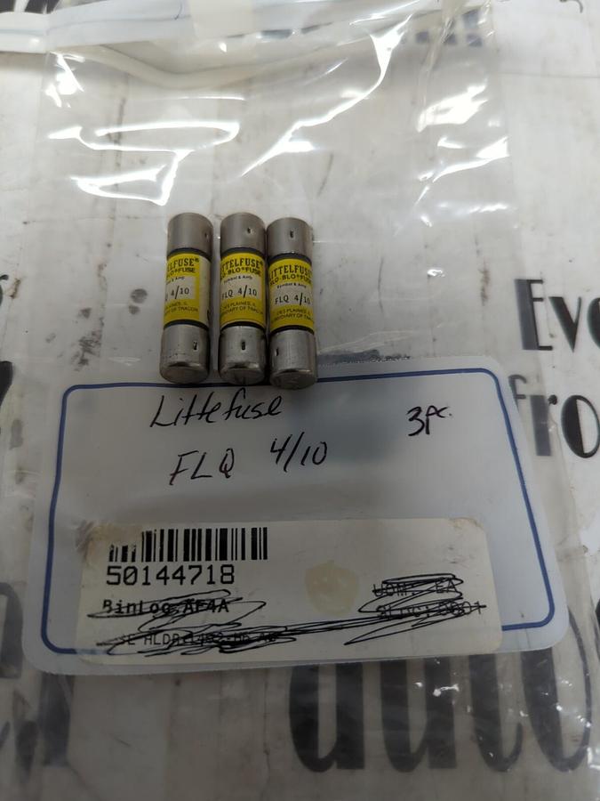 LITTELFUSE,FLQ-4/10,TIME-DELAY FUSES LOT OF 3 NOS