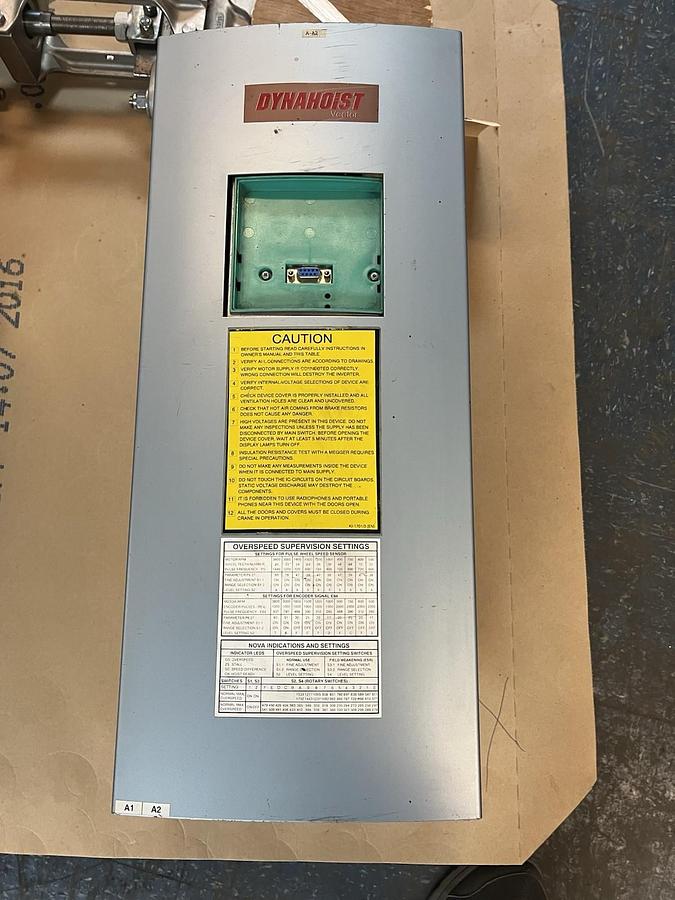 Used KONECRANE,DAV0370NFL1N1P1,VFD DRIVE CONVERTER 77A 380-500V 0-250hz