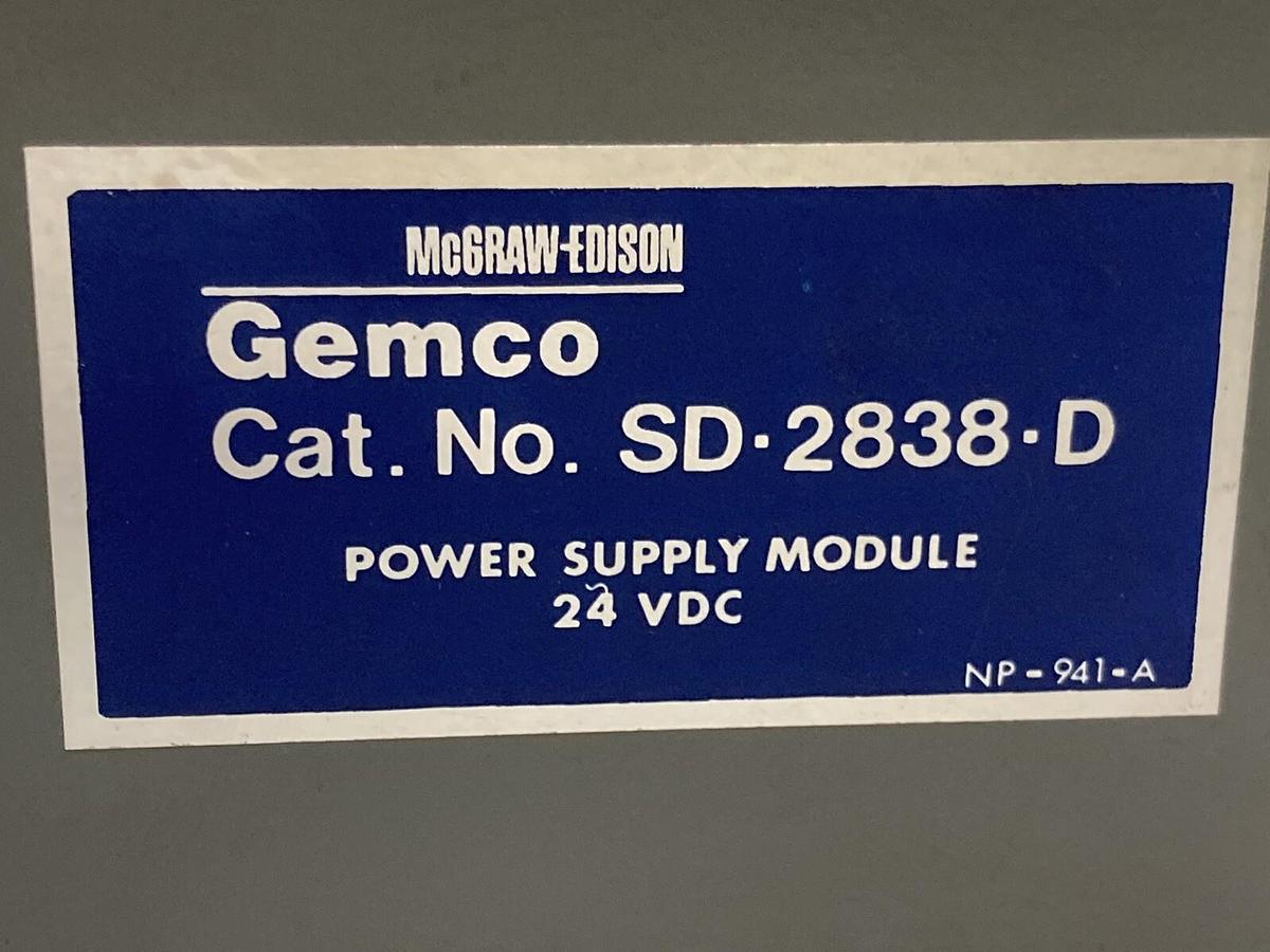 Used Gemco,SD-2838-D,PC Interface Module