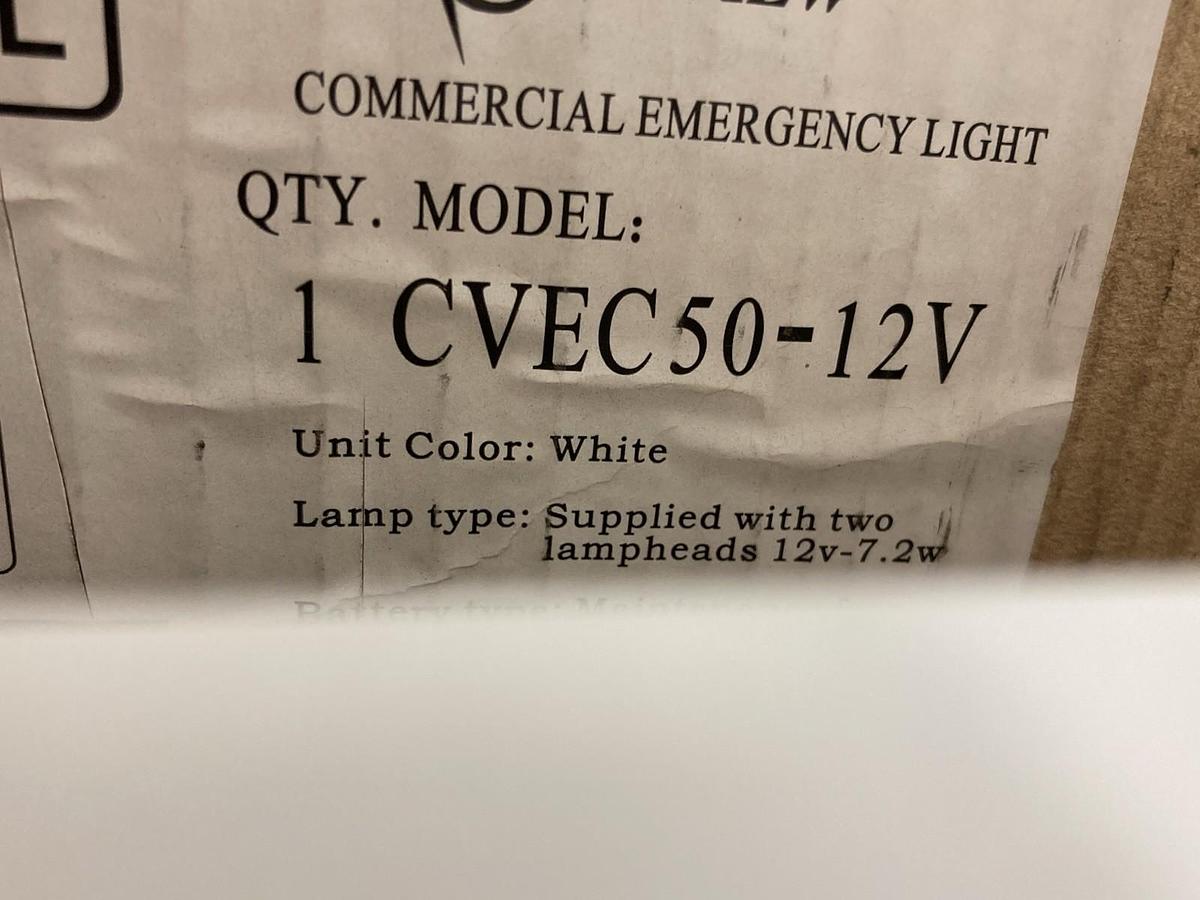 Used Dual Lite,CVEC50-12V,Commercial Emmergency Light