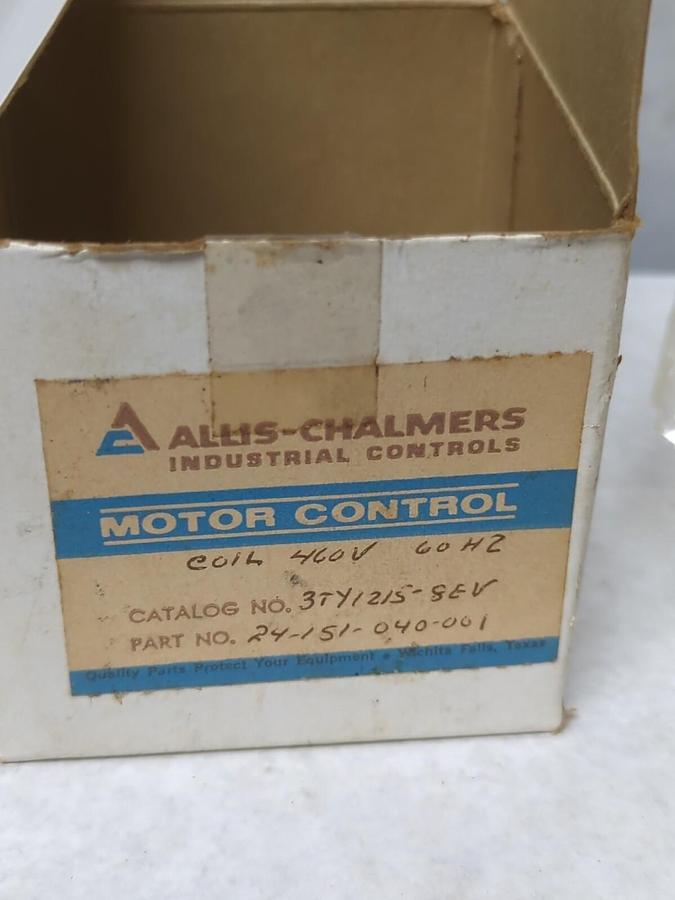 ALLIS CHAMBERS,3TY1215-8EV,COIL 460V 60HZ NOS