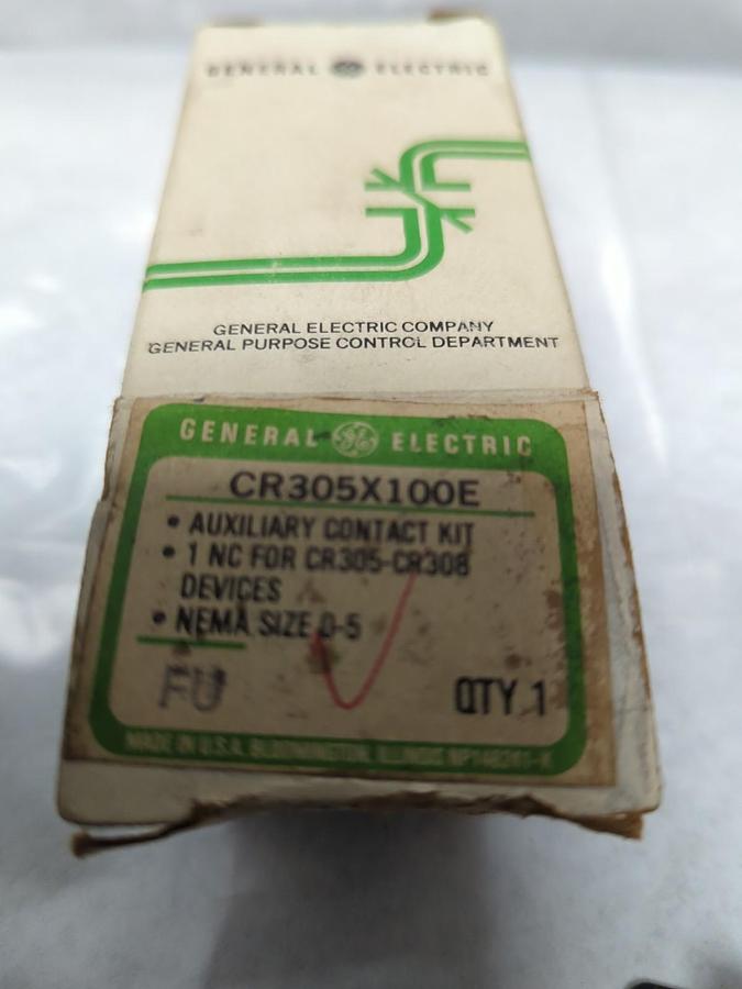 GENERAL ELECTRIC,CR305X100E,AUXILIARY CONTACT KIT NOS