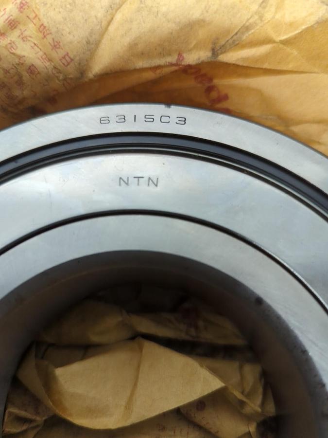 NTN,6315 ZZA,DOUBLE SHIELDED ROLLER BEARING NOS