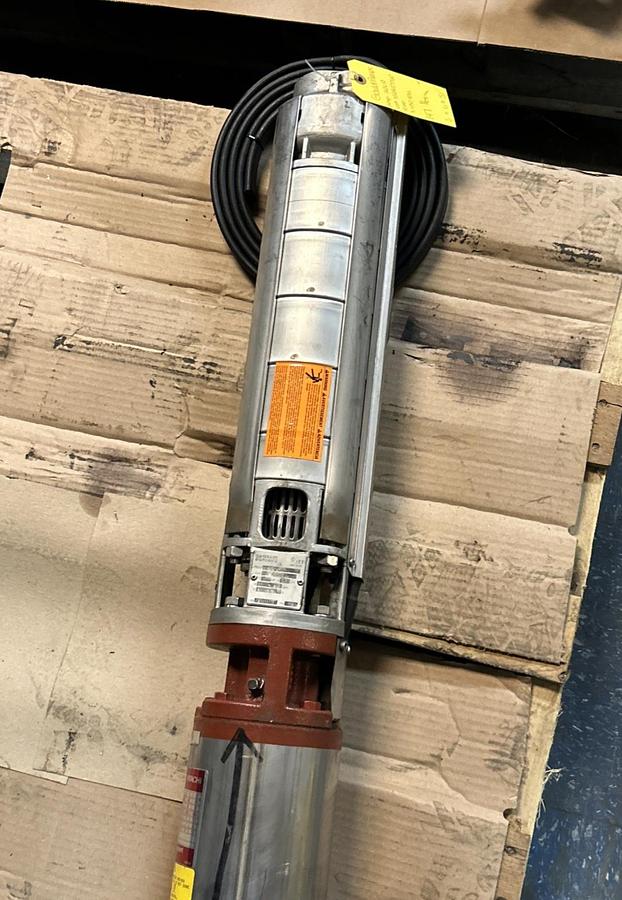 Used GOULD,160L10,STAINLESS STEEL SUBMERSIBLE PUMP 10HP 3450RPM 50-240GPM 230/460V