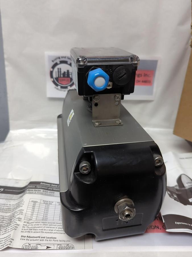 FLOWSERVE,S115S05,AUTOMAX SUPERNOVA PNEUMATIC ACTUATOR W/35307 SWITCH BOX NOS