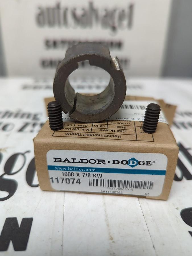 DODGE,117074 1008X 7/8 KW,TAPER-LOCK BUSHING NOS