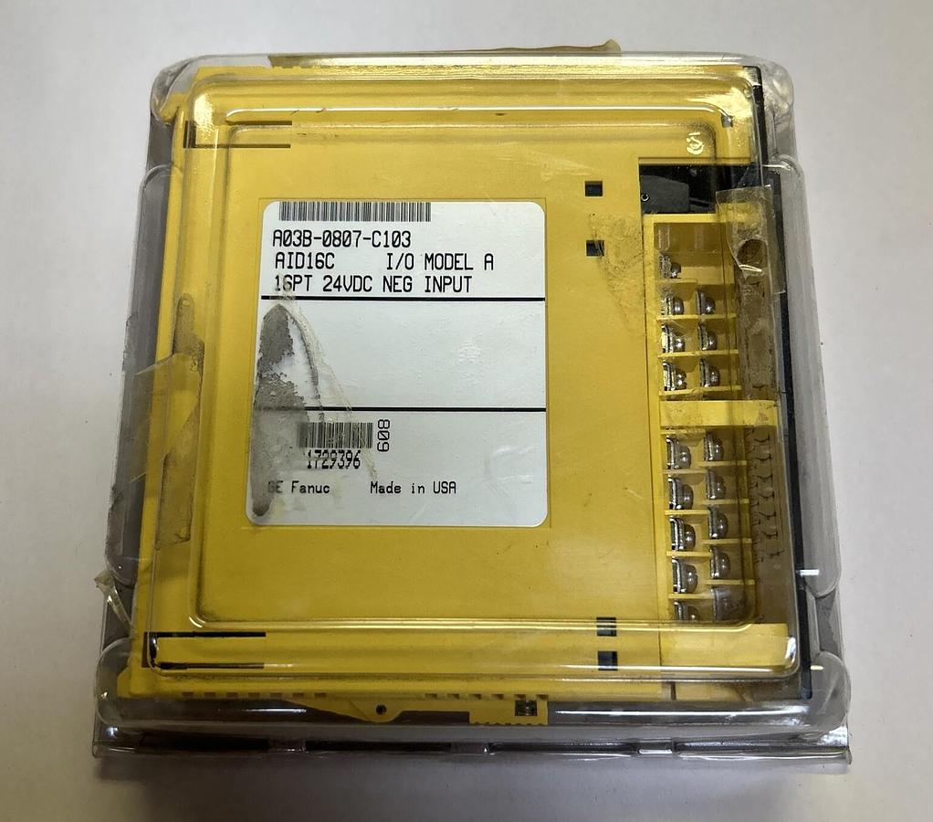 Used GE FANUC,A03B-0807-C103,I/O MODULE NEW