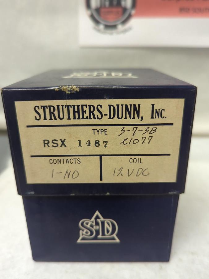 STRUTHER-DUNN,RSX1487,RELAY SET 12 VDC NOS
