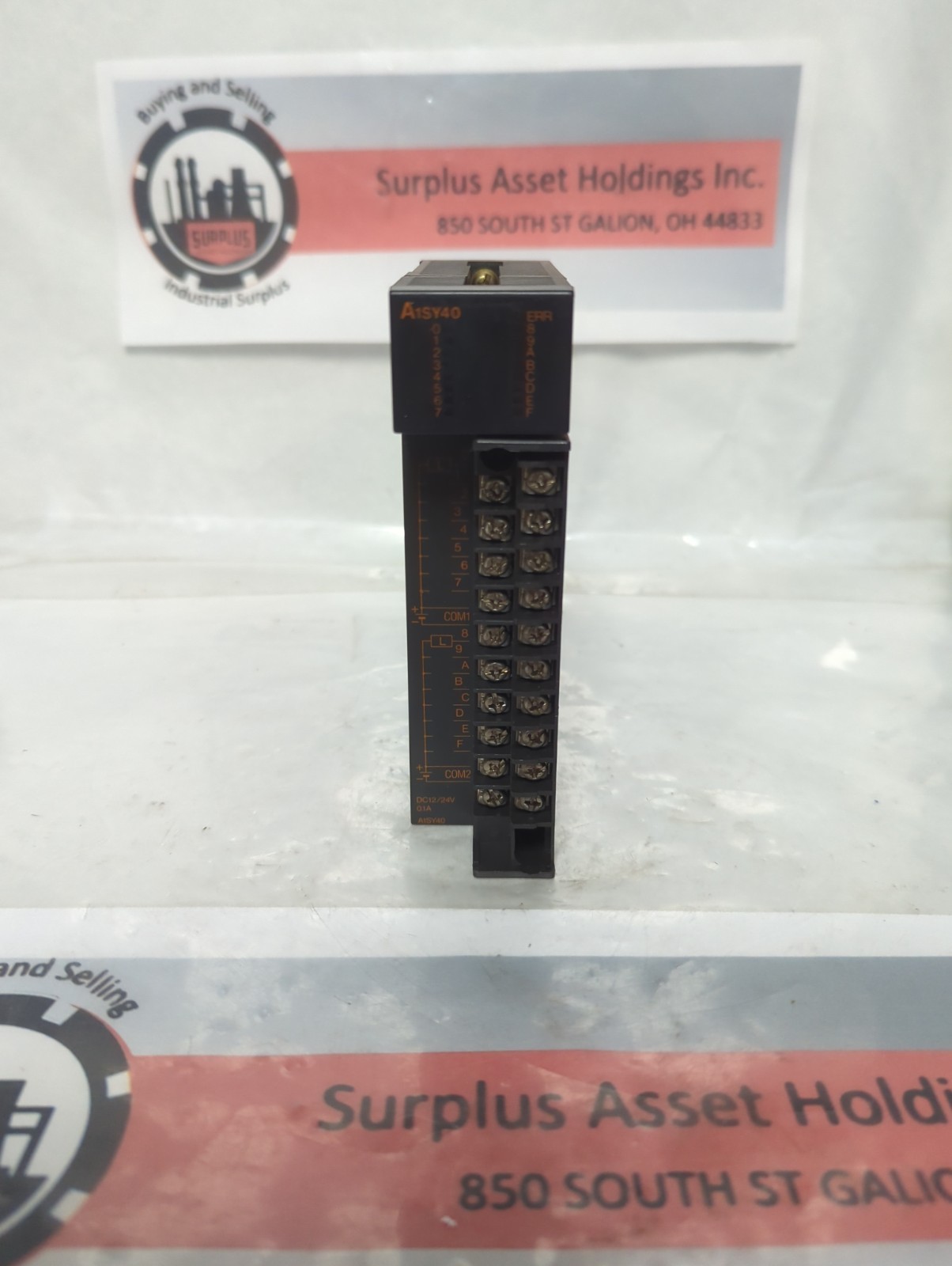 Used MITSUBISHI,A1SY40,OUTPUT UNIT MODULE PRE-OWNED