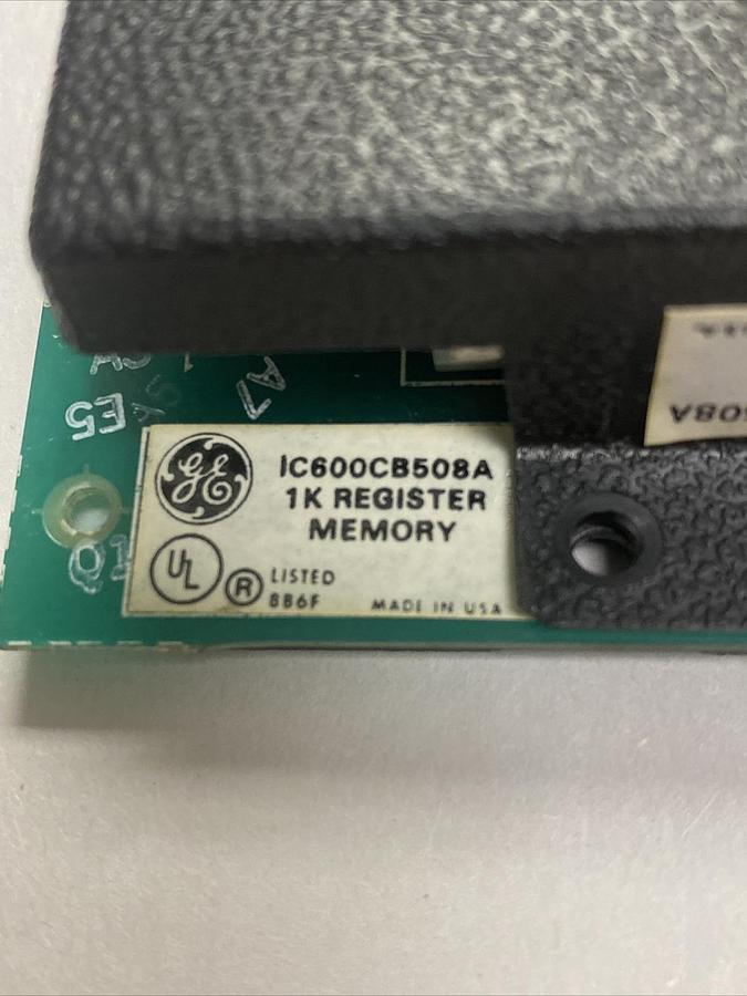 Used General Electric,IC600CB508A,1K Registry Memory Board